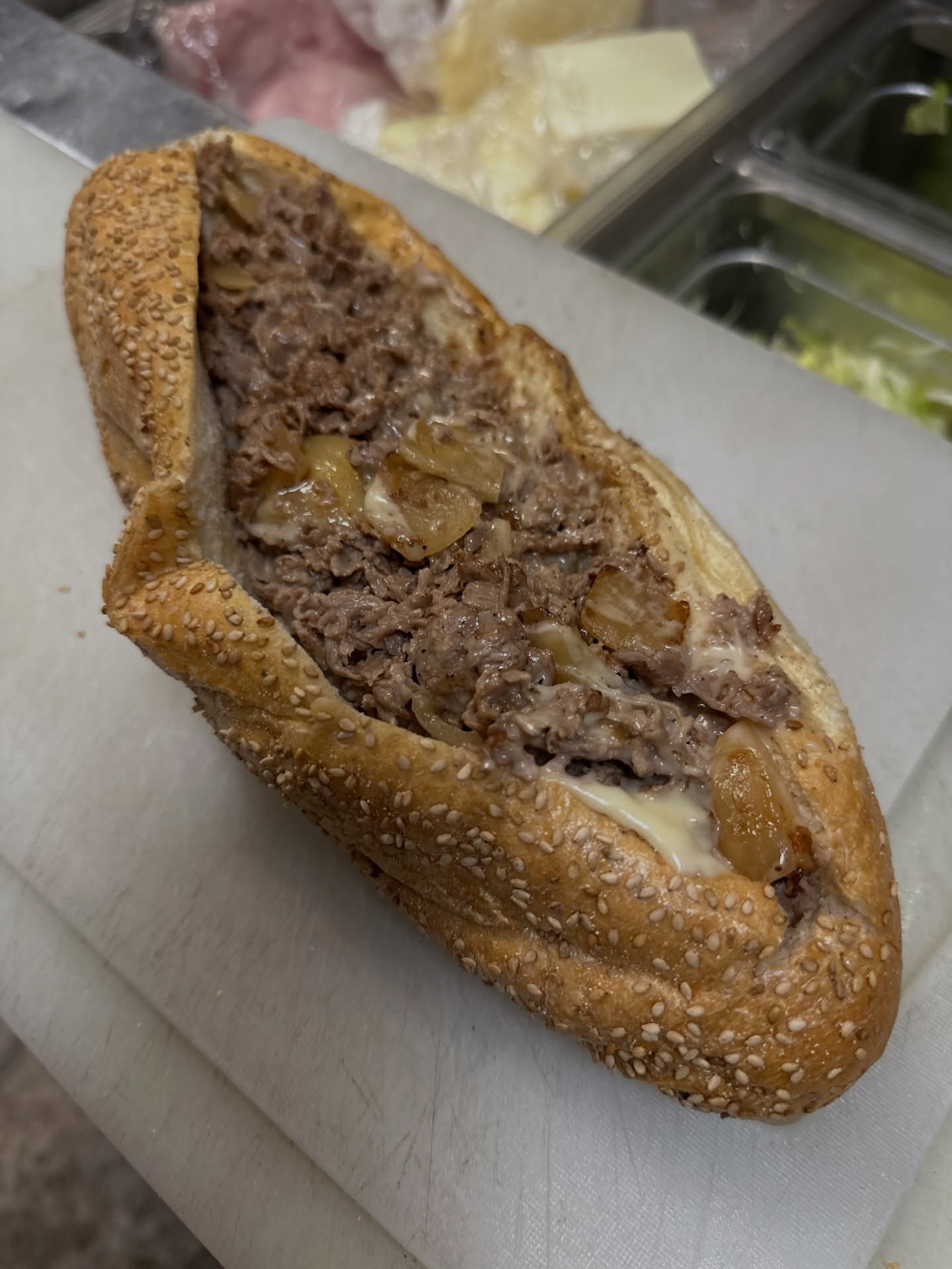 Cheesesteak from Palumbo Pizza Hampden Township